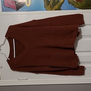 Maroon Knitted Sweater